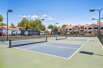 tennis court at the fairmont scottsdale princess hideaway apartments